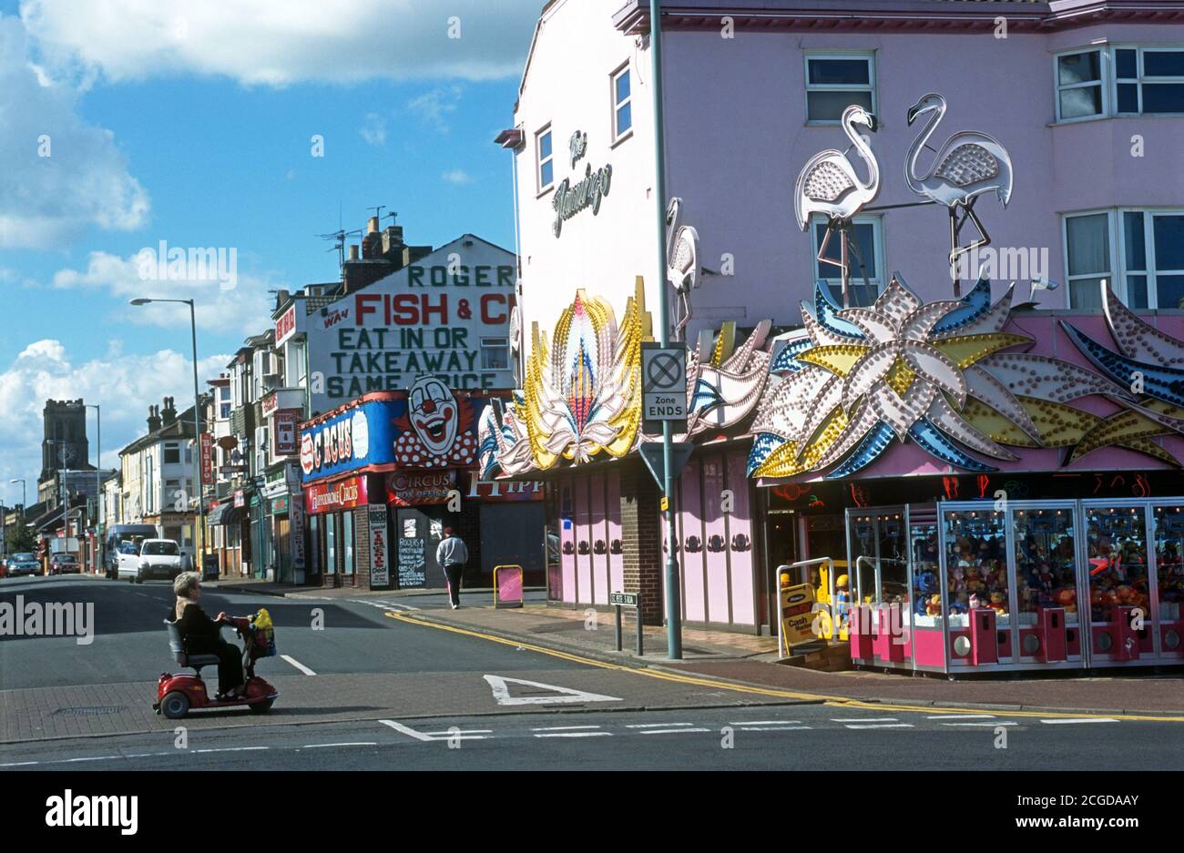The Flamingo amusement arcade Great Yarmouth Norfolk UK Stock Photo