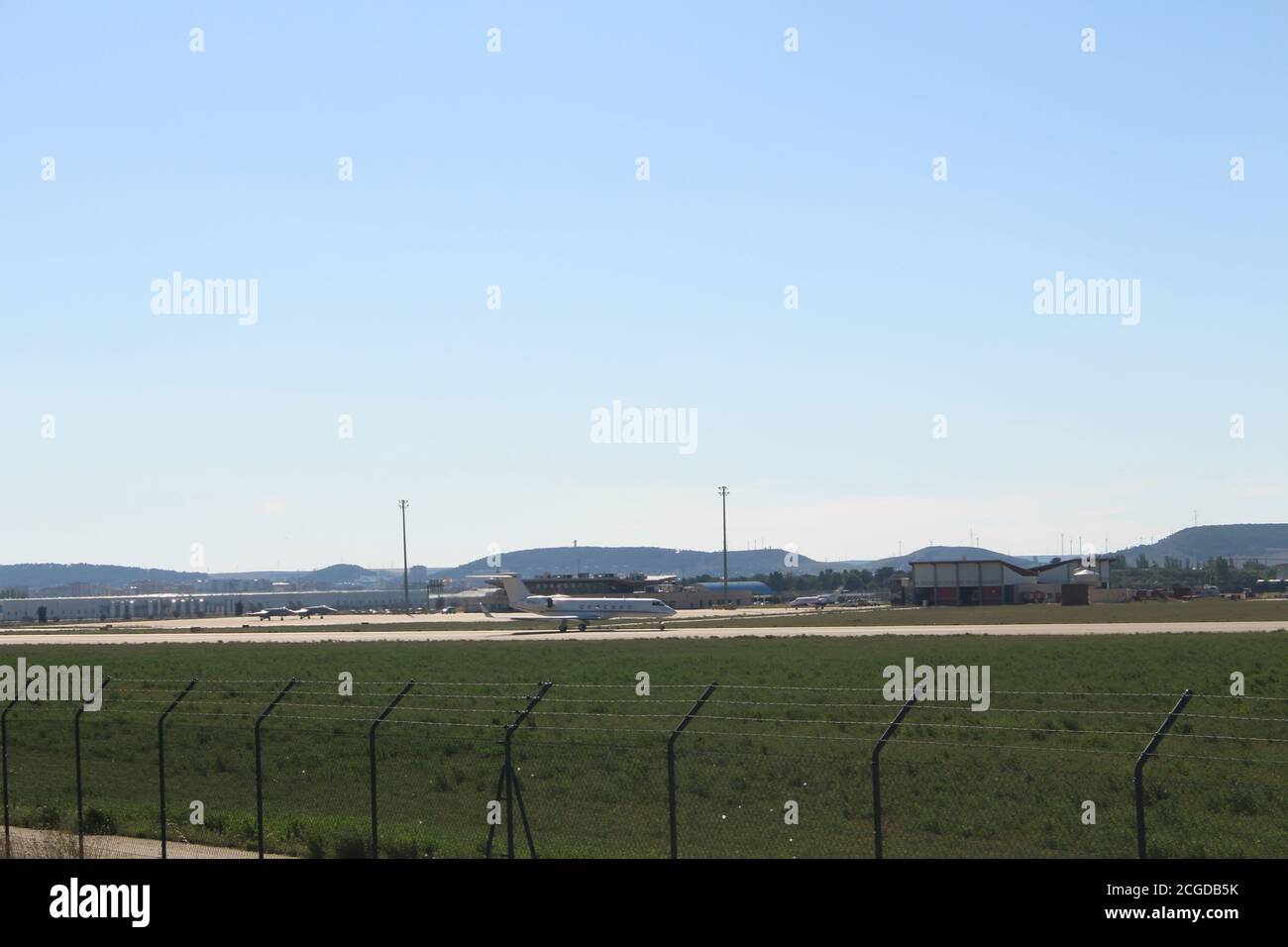 Aeropuerto de Burgos Stock Photo