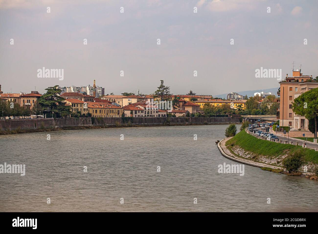 Adige river in Verona in Italy 2 Stock Photo - Alamy