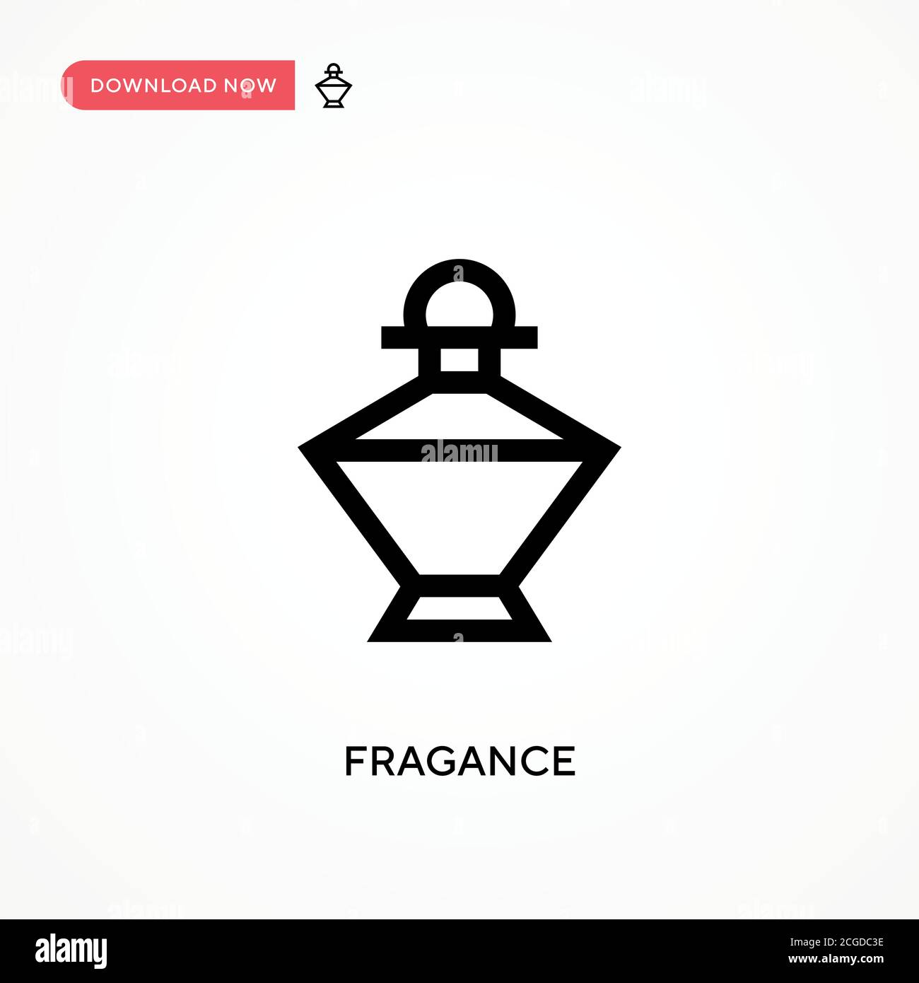 Fragance Simple vector icon. Modern, simple flat vector illustration for web site or mobile app Stock Vector