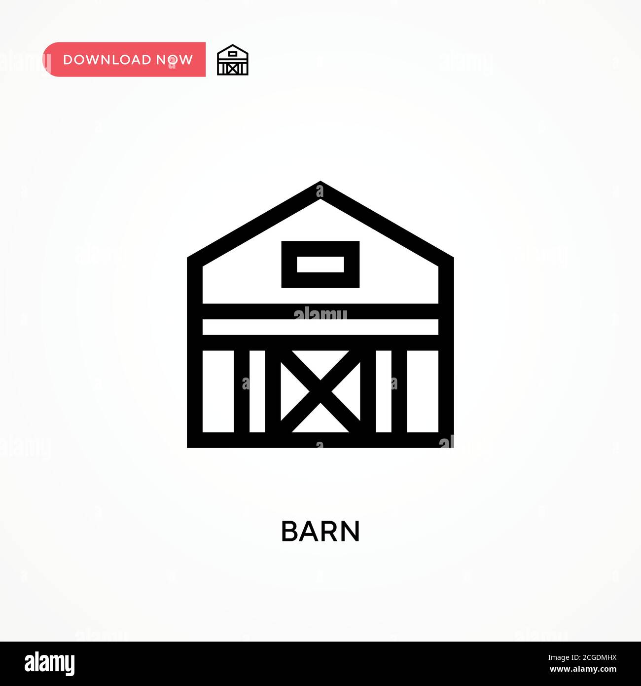 Blue roof barn Stock Vector Images - Alamy
