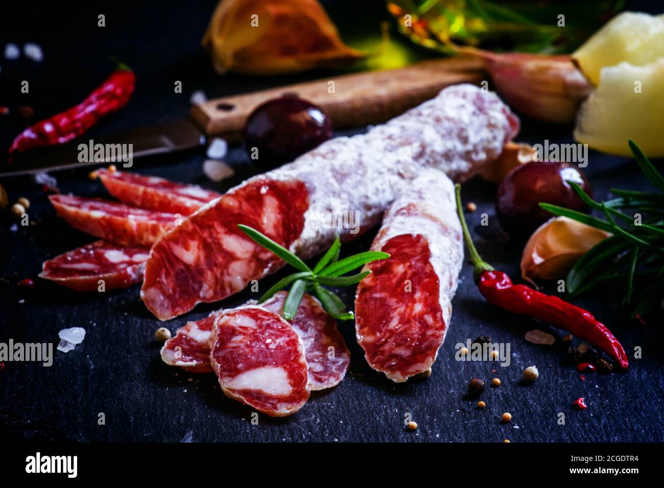 Salchichon, salame espanhol fotos, imagens de © nito103 #11474030