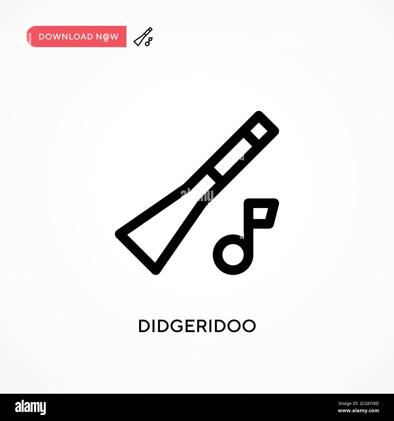 Man with didgeridoo Stock Vector Images Alamy