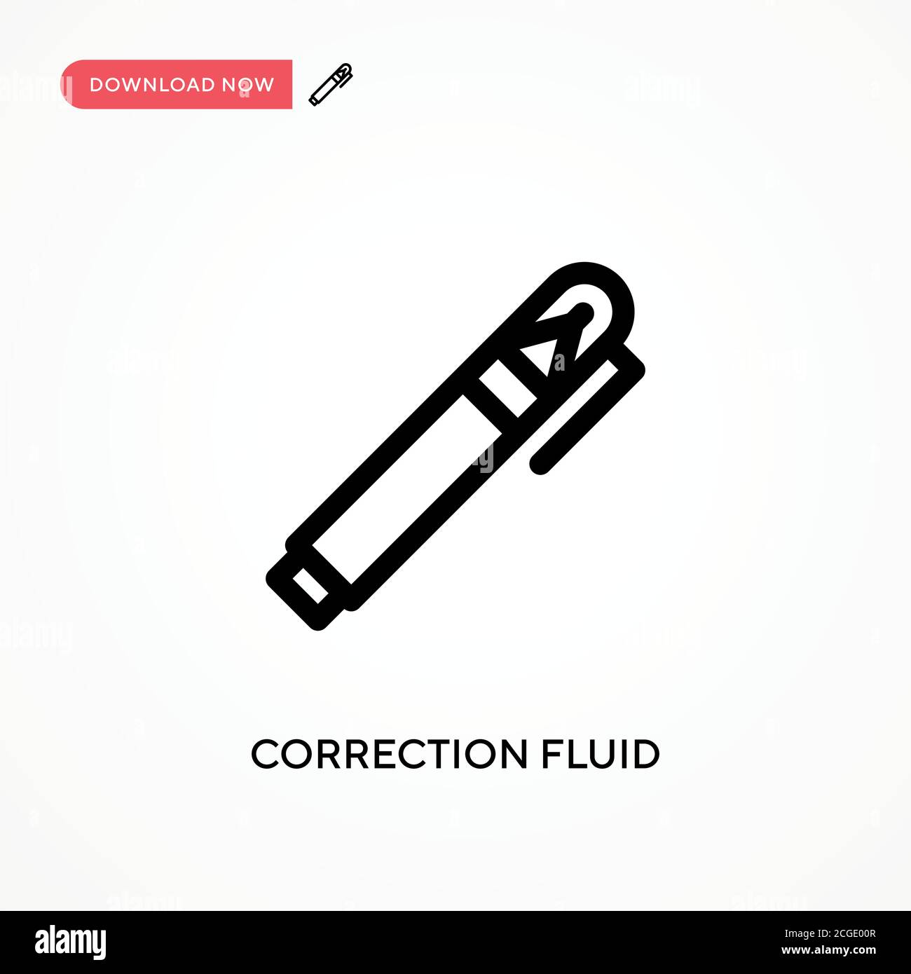 Liquid correction fluid Stock Vector Images Alamy