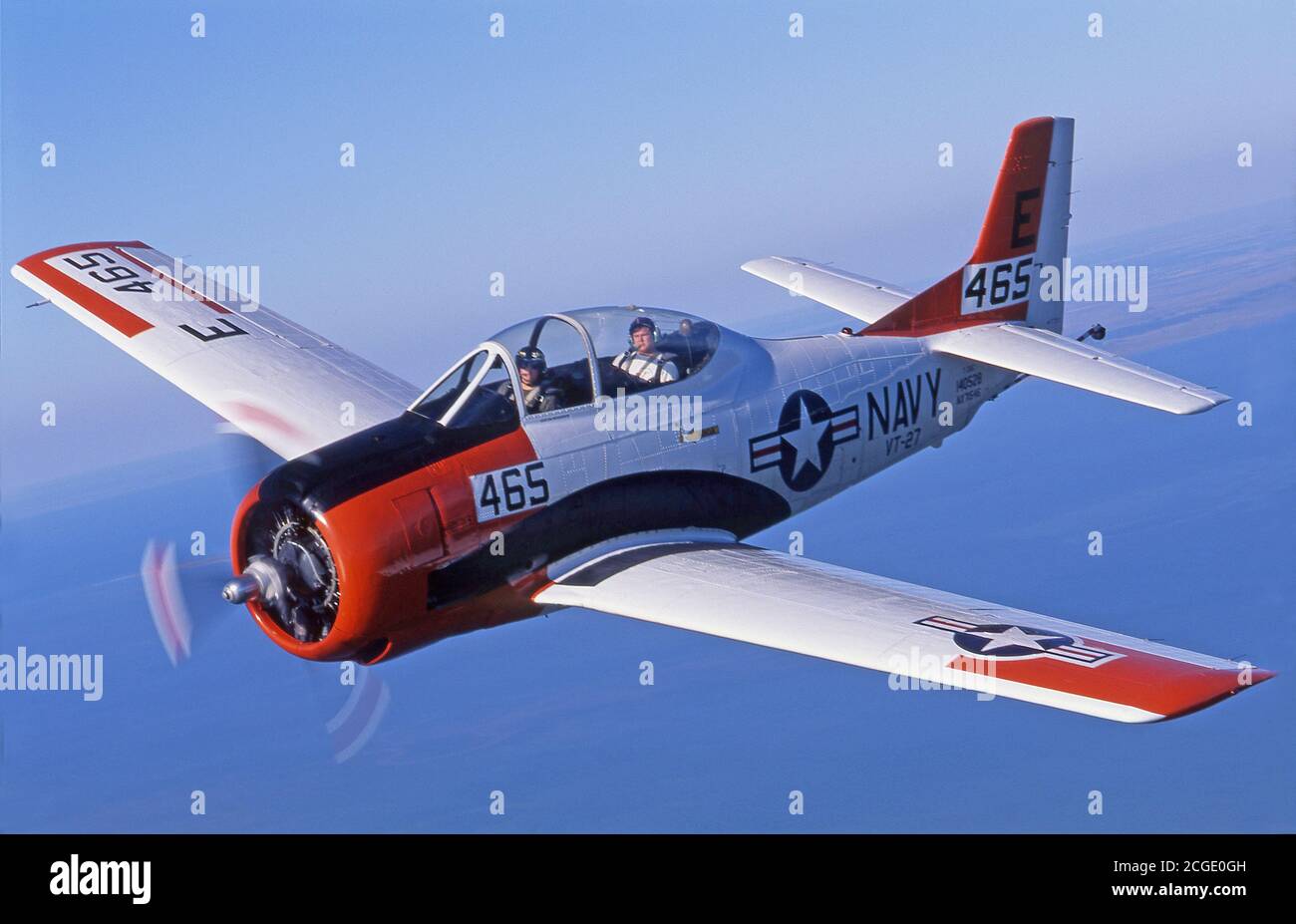 American NAVY Fighter T28 Trojan Air Bear Editorial Stock Image