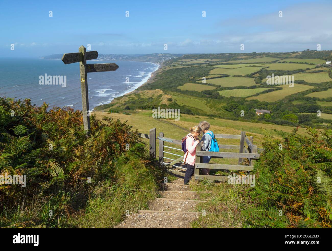 Coastal view, Dorset, England Stock Photo - Alamy