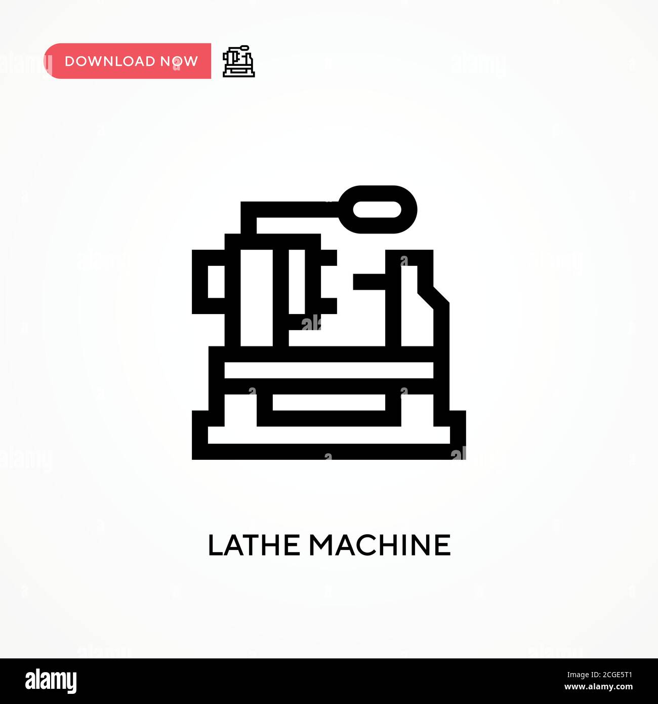Steel rod cutting machine Stock Vector Images - Alamy