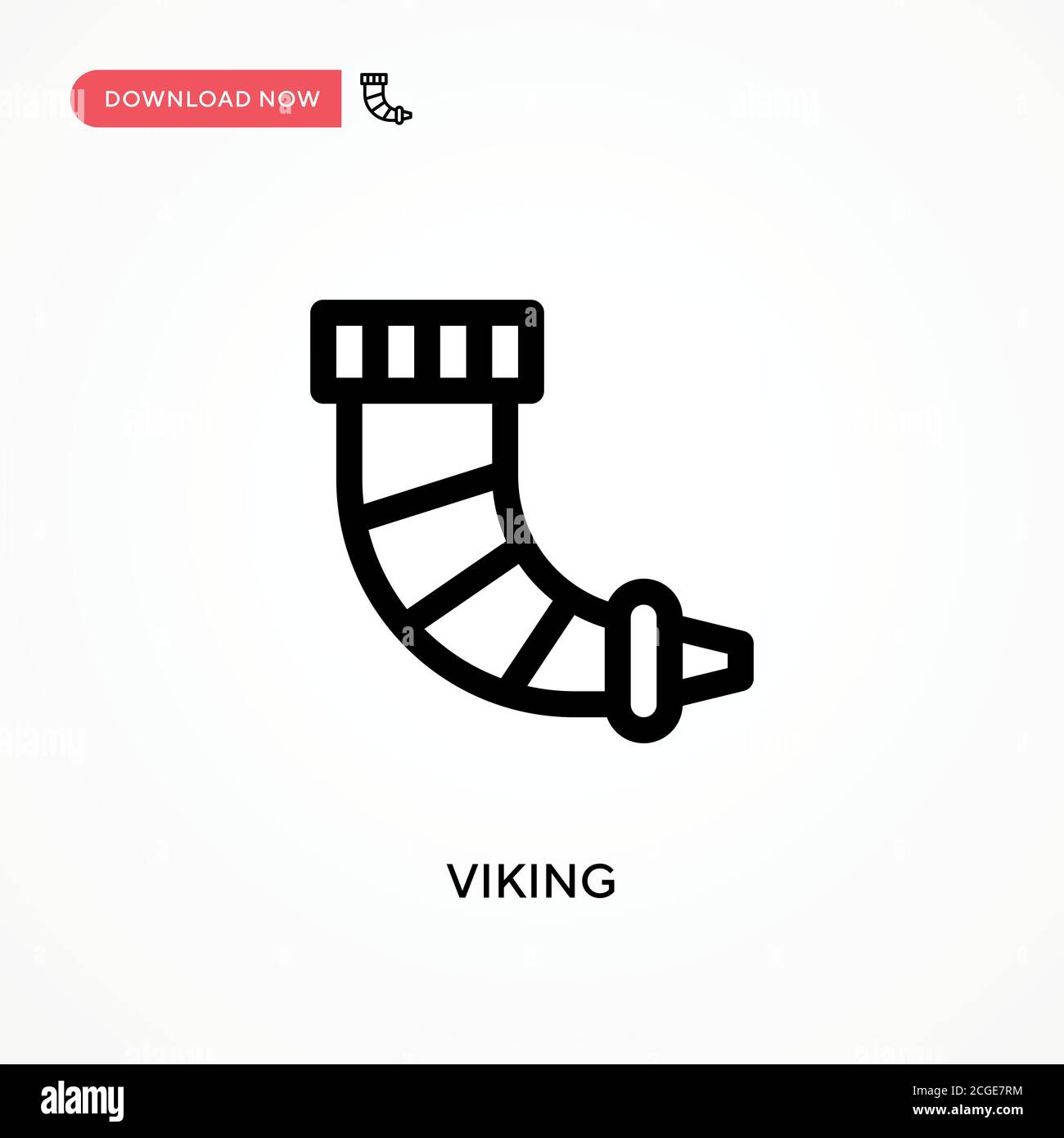 Viking Simple vector icon. Modern, simple flat vector illustration for ...