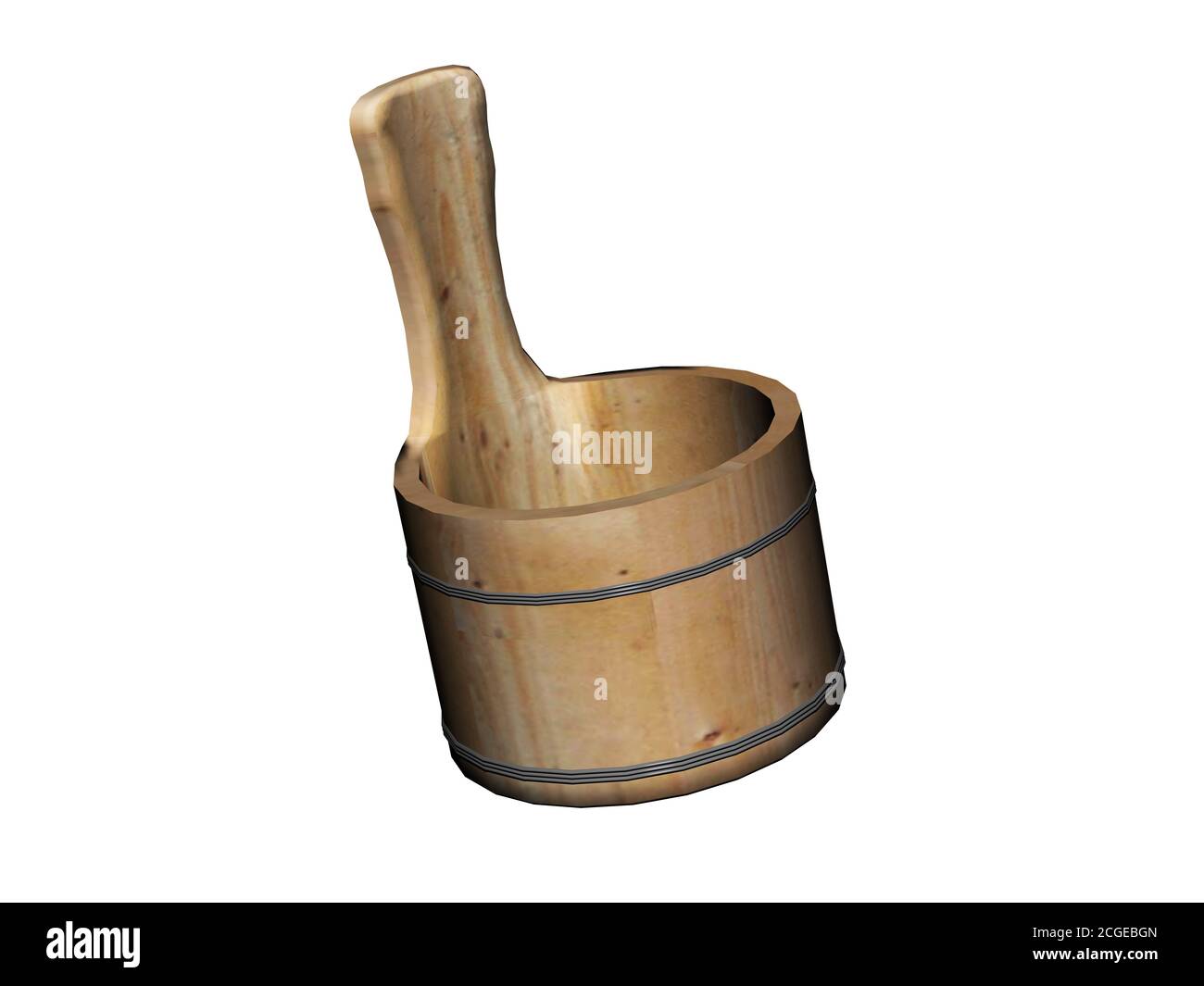 Wooden Water bucket Stock Photo Alamy