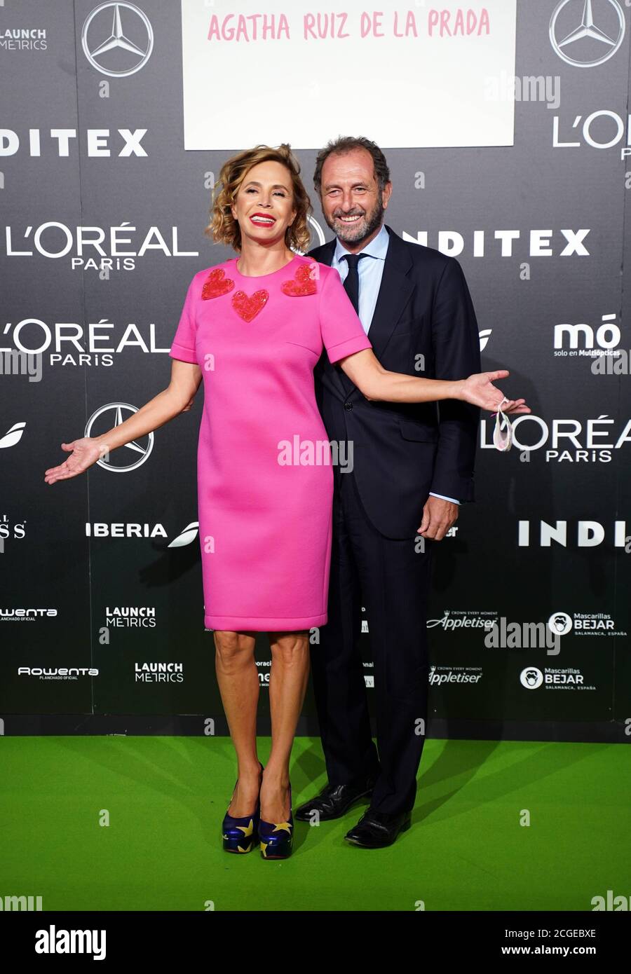 Aghata Ruiz de la Prada and Luis Gasse at the front row of 