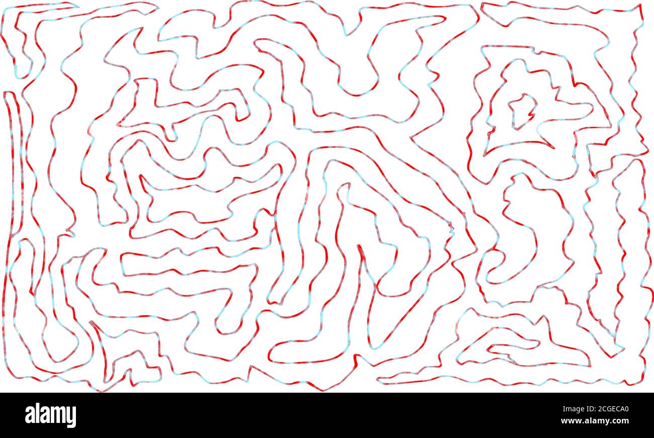 Marbled theme hand drawn labyrinth style abstract hand made design for ...