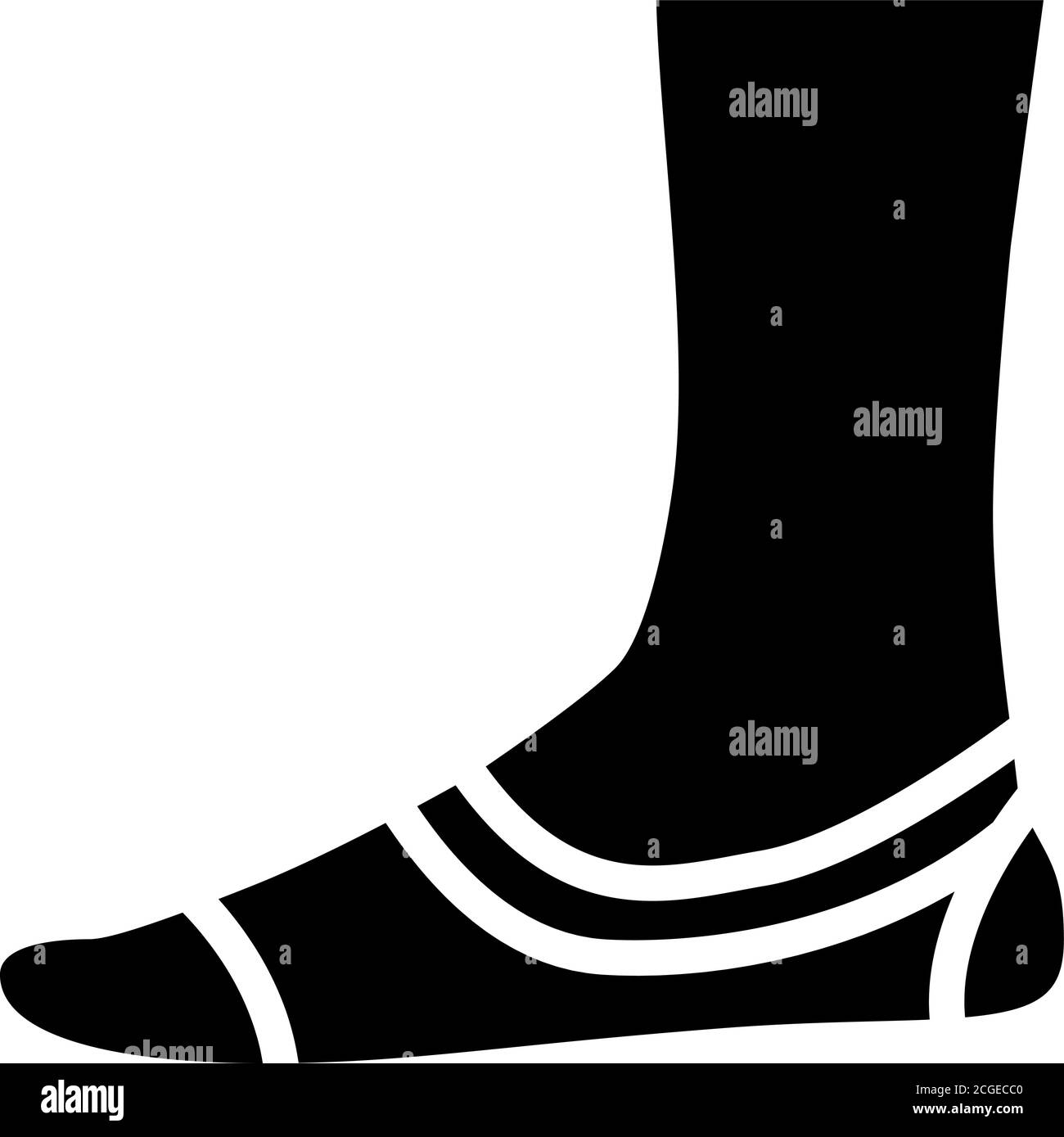Over calf socks illustration hi-res stock photography and images - Alamy