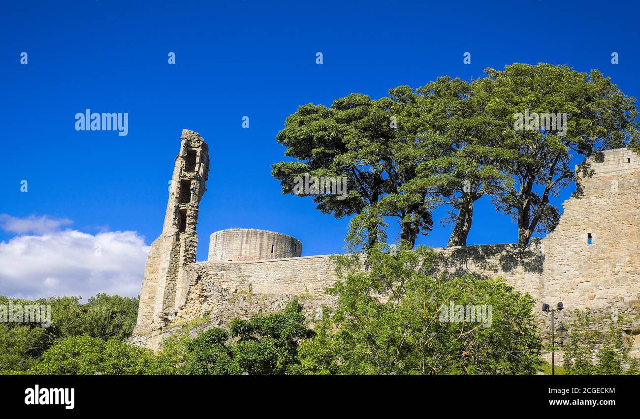 Barnard castle,market town Stock Photo Alamy