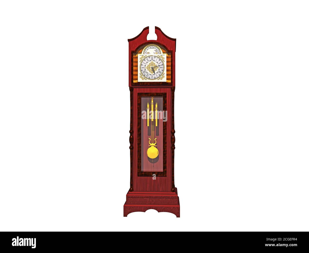 Grandfather clock pendulum Cut Out Stock Images & Pictures Alamy