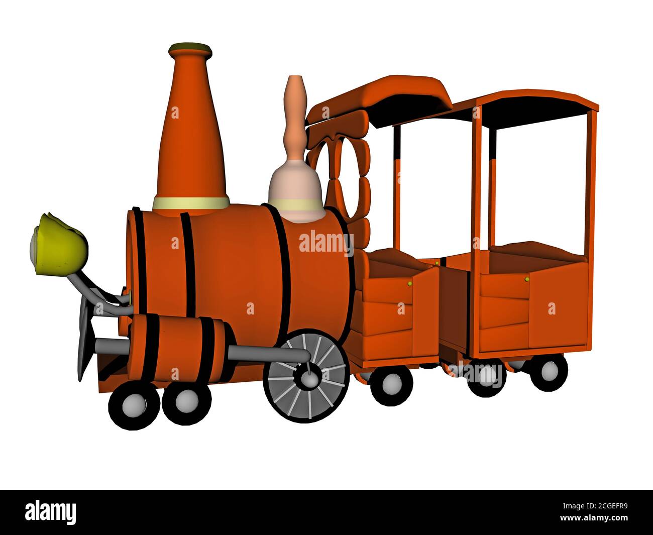 Wooden Play Train Stock Photo Alamy