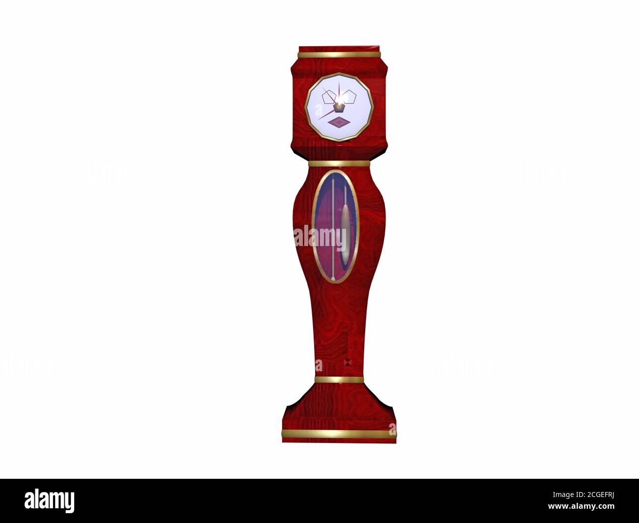 Pendulum grandfather clock Cut Out Stock Images & Pictures Alamy