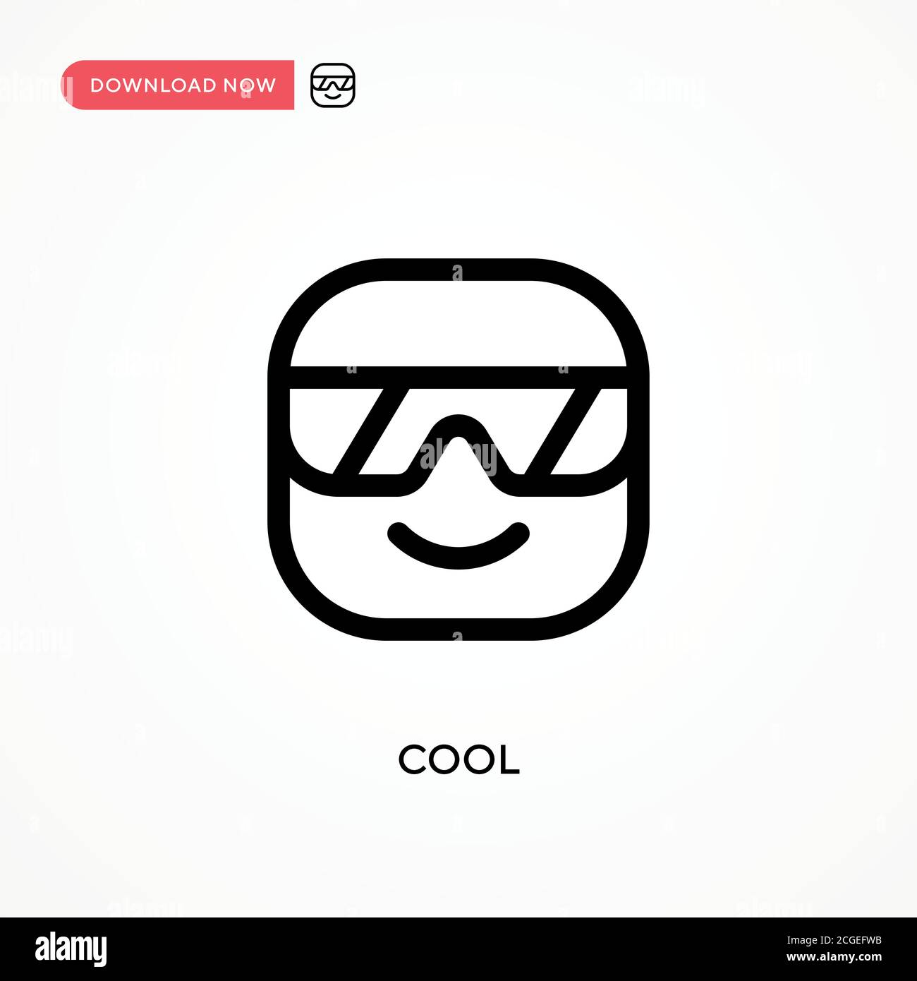 Cool Simple vector icon. Modern, simple flat vector illustration for ...
