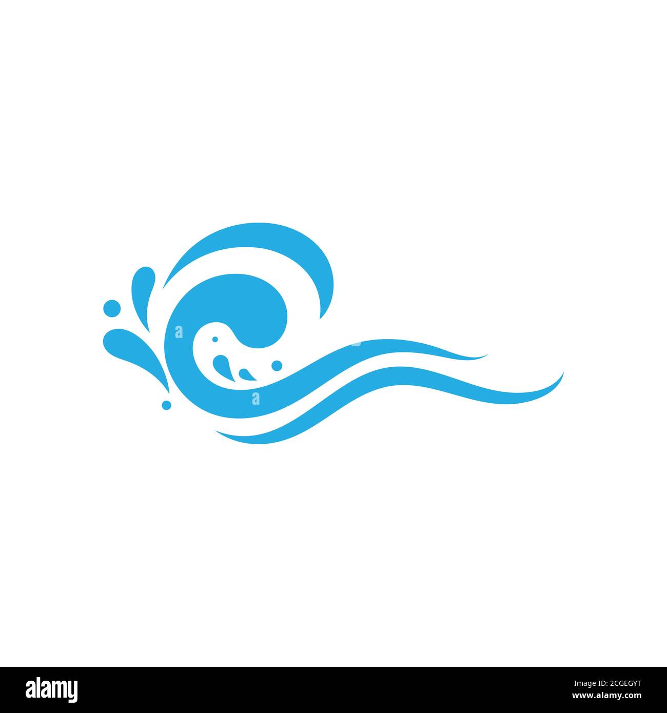 water splash icon vector illustration design template Stock Vector ...