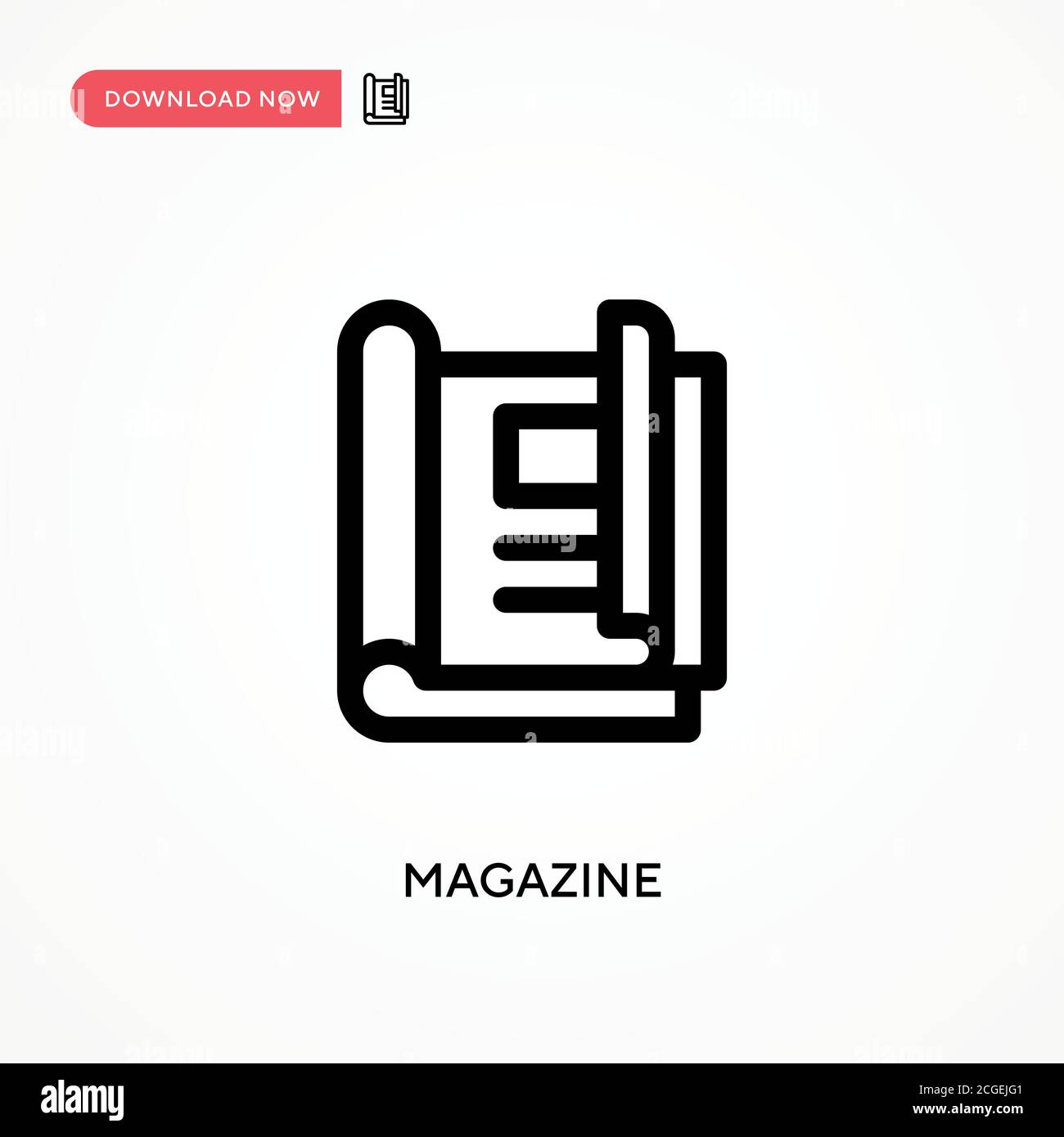 Magazine spread mockup flat hi-res stock photography and images - Alamy