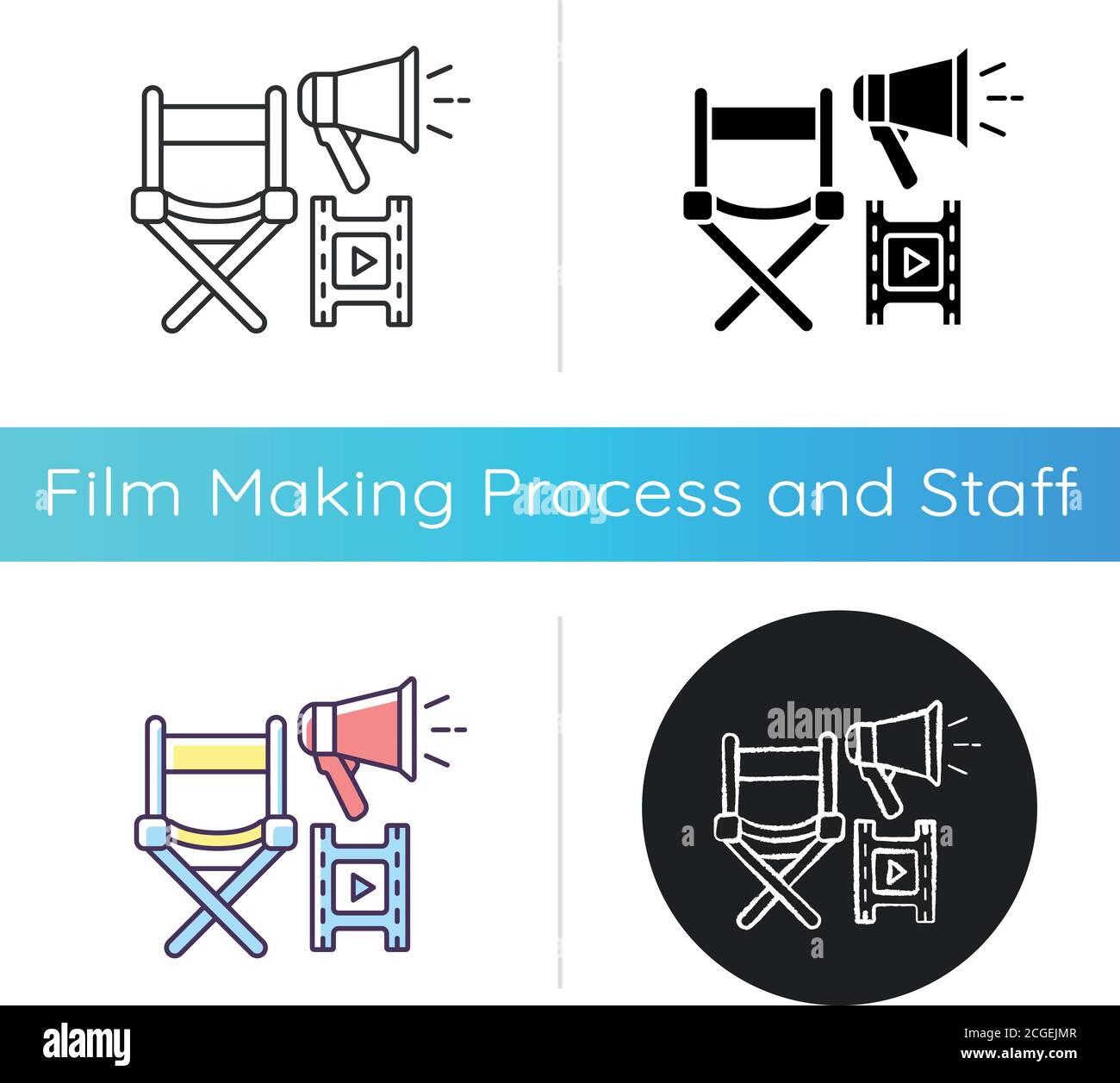 Film director icon Stock Vector Image & Art Alamy