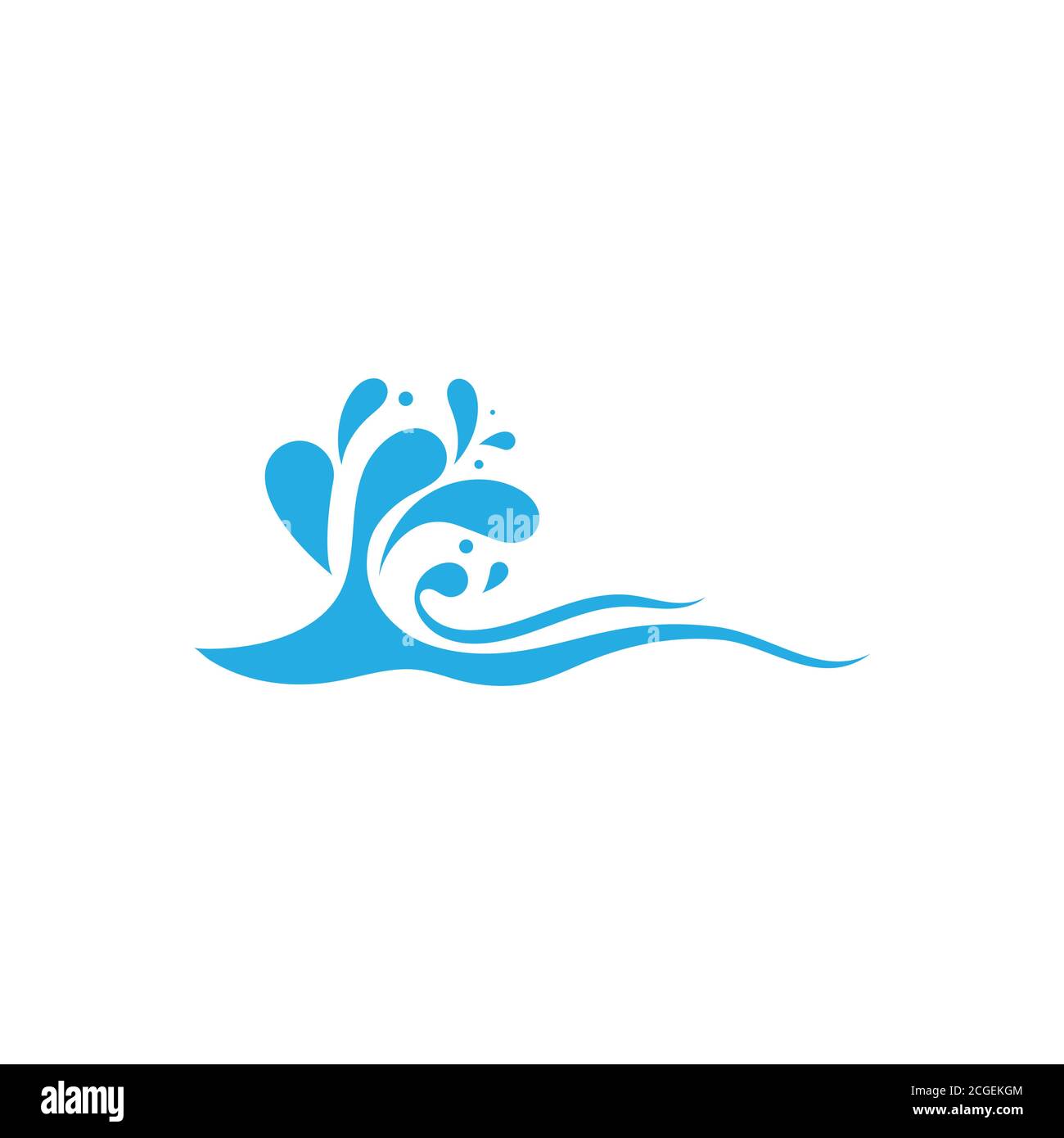 water splash icon vector illustration design template Stock Vector ...