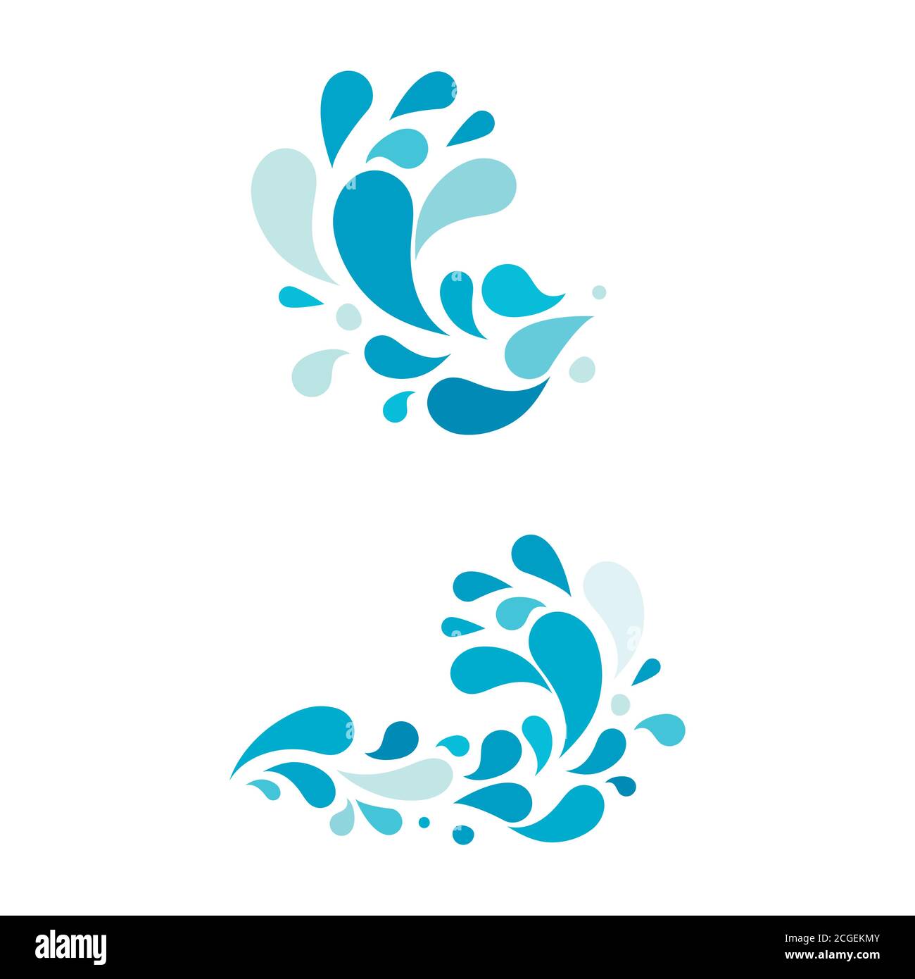 water splash icon vector illustration design template Stock Vector ...