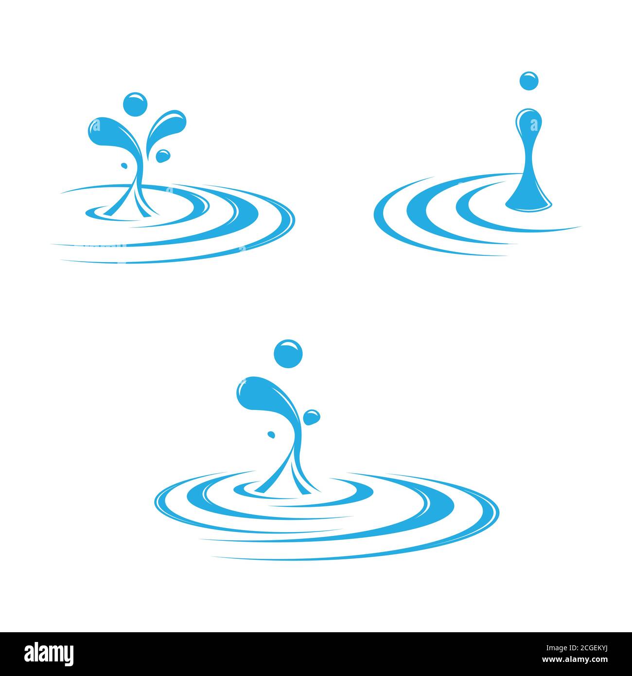 water splash icon vector illustration design template Stock Vector ...