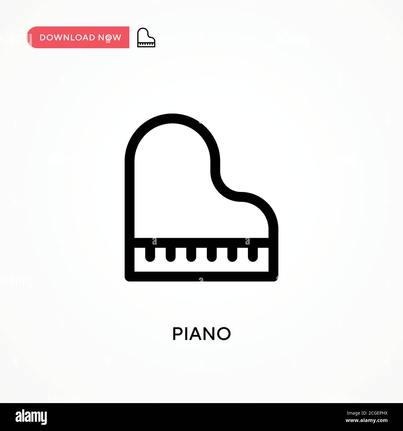 Grand woman piano Stock Vector Images - Alamy