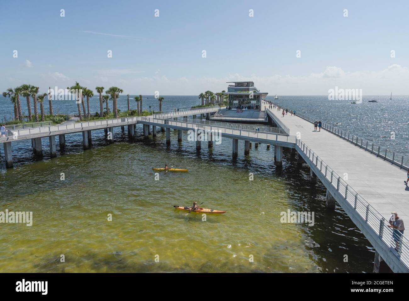 St. Petersburg's new Pier district. St. Petersburg, Florida, USA Stock Photo