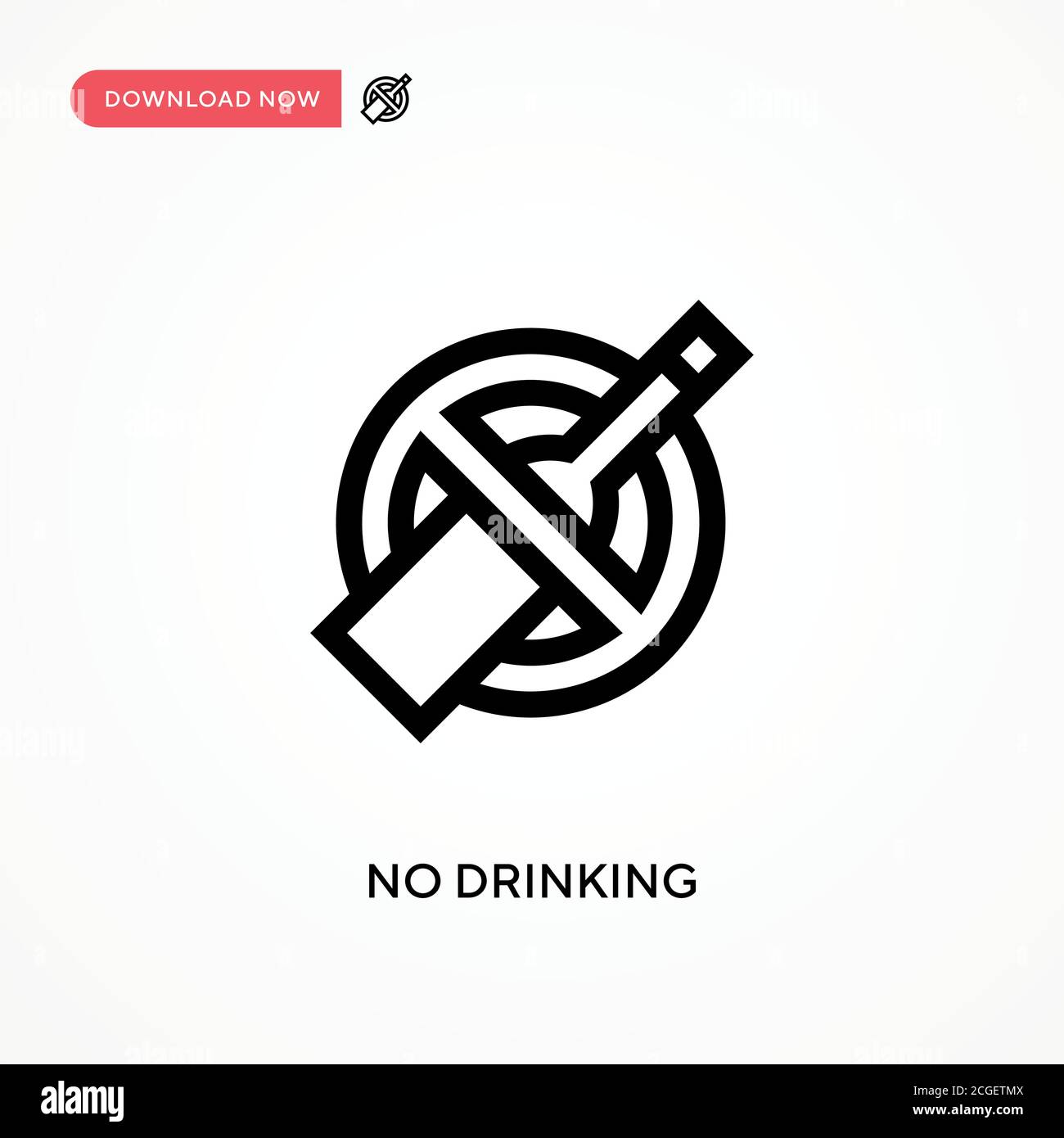 No Smoking Alcohol Sign Logo Symbol Stock Vector (Royalty, 56% OFF