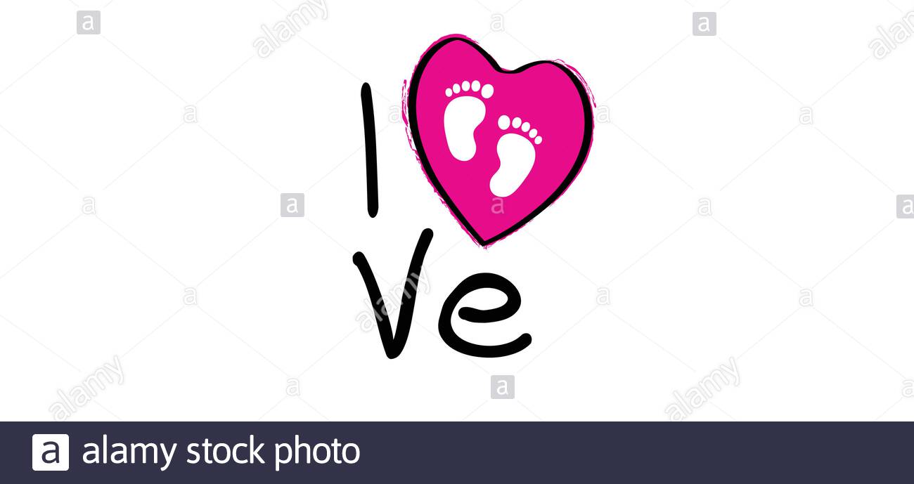 Slogan I Love My Baby Girl With Heart Pictogram Sign New Born Coming Soon Happy Family For Papa And Mama Quotes Cartoon Vector Infant Quotes Sign Stock Vector Image Art