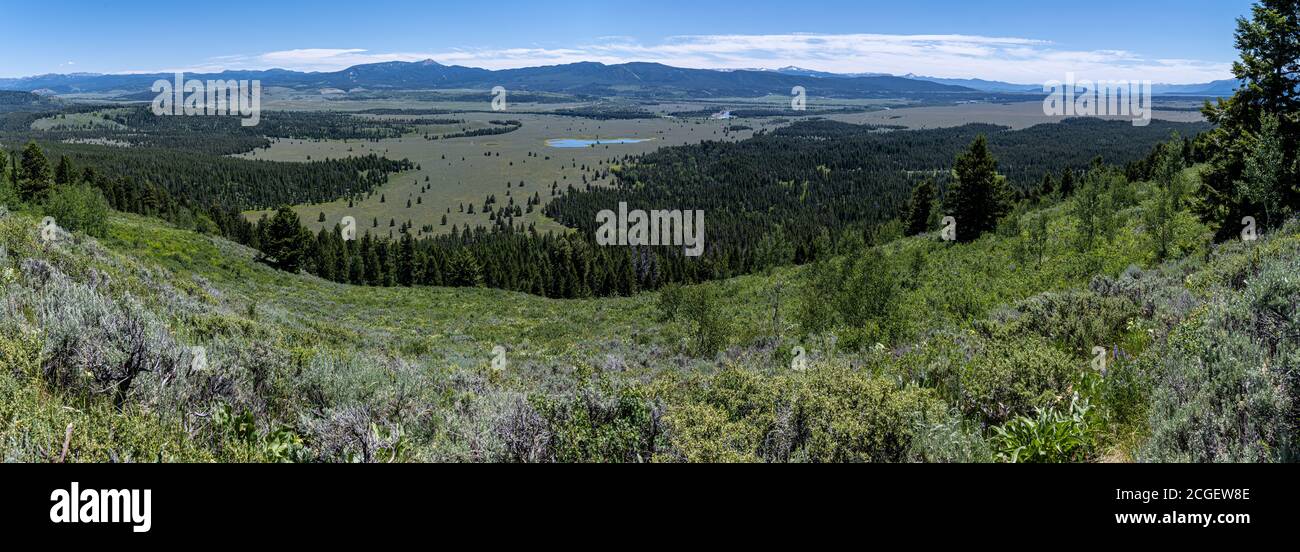 Bridger Teton National Forest Range, Wyoming Stock Photo - Alamy
