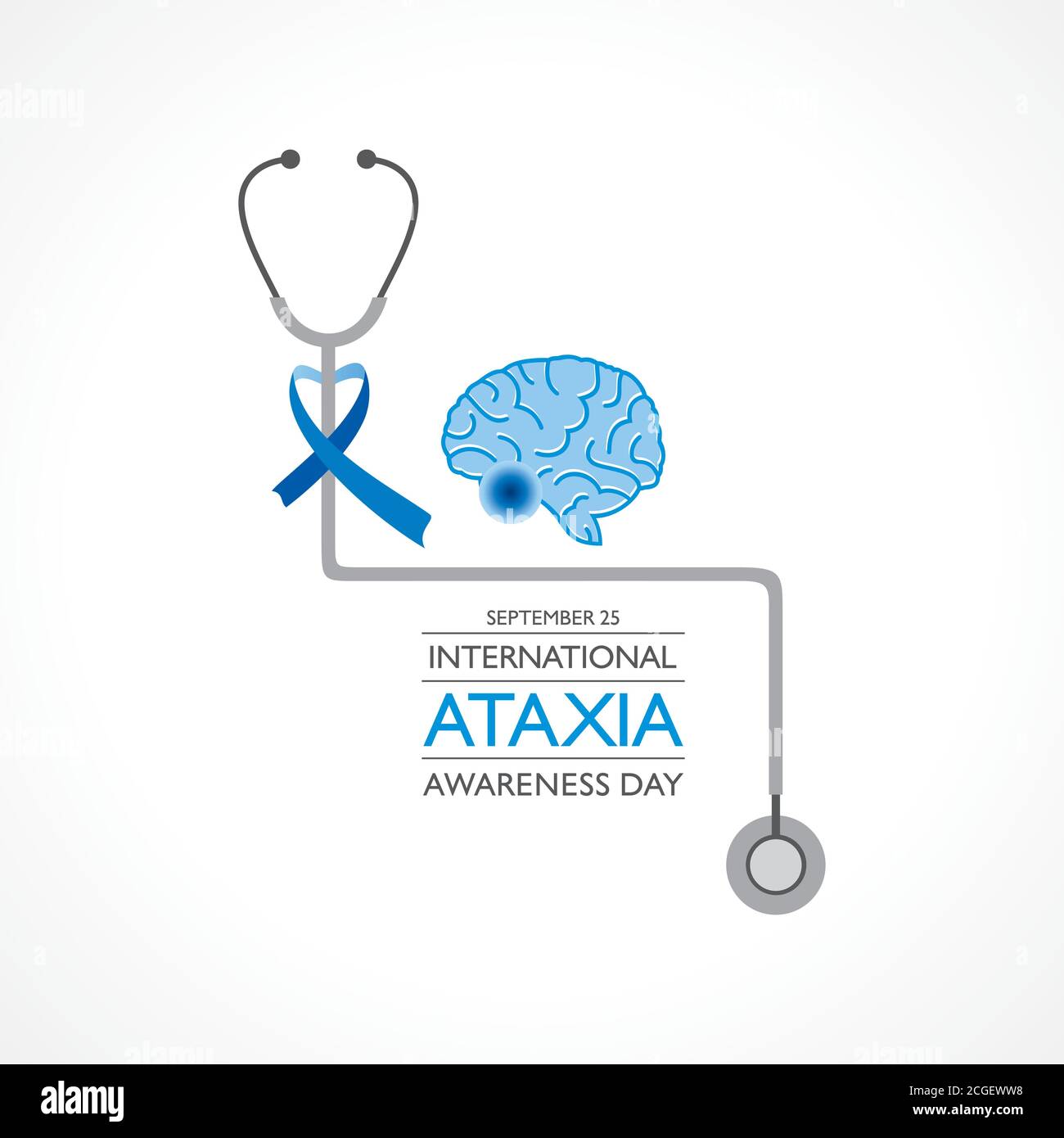 Vector illustration of International Ataxia Awareness Day observed on ...