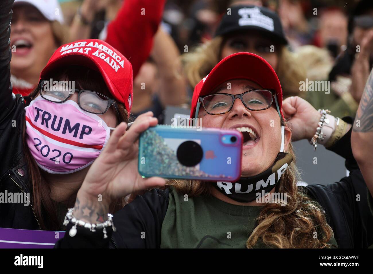 Supporters Of U S President Donald Trump Gather During His Campaign Event At Mbs International Airport In Freeland Michigan U S September 10 Reuters Jonathan Ernst Stock Photo Alamy