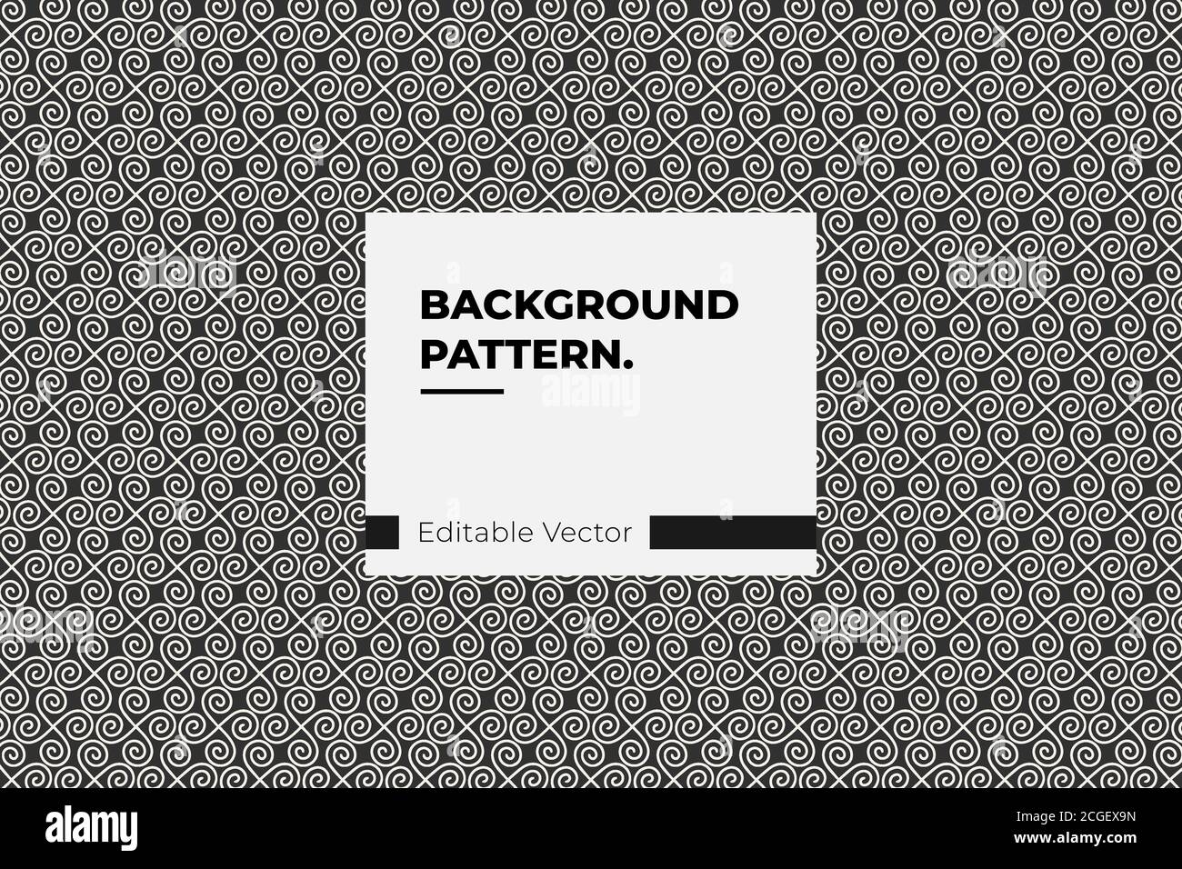Abstract geometric black and white seamless pattern Stock Vector