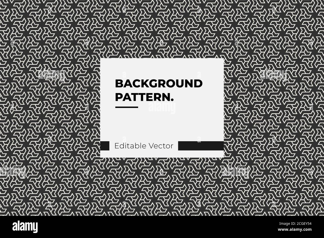 Modern Islamic Pattern Background line white and black Stock Vector