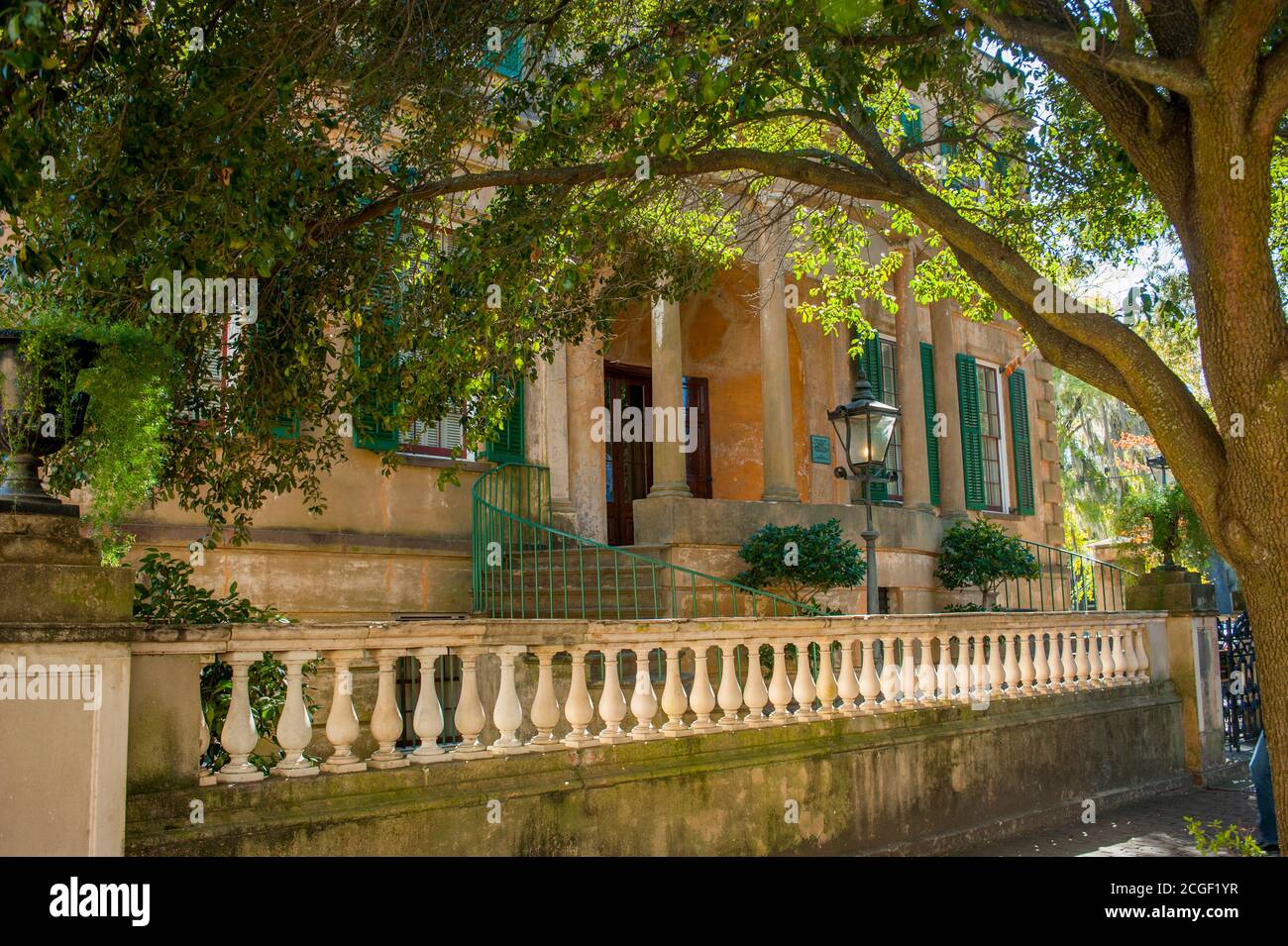 The Owens Thomas House and Slave Quarters on Oglethorpe Square is a