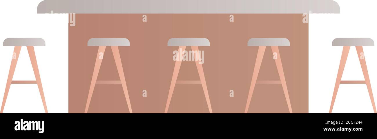 Isolated table with chairs vector design Stock Vector Image & Art - Alamy
