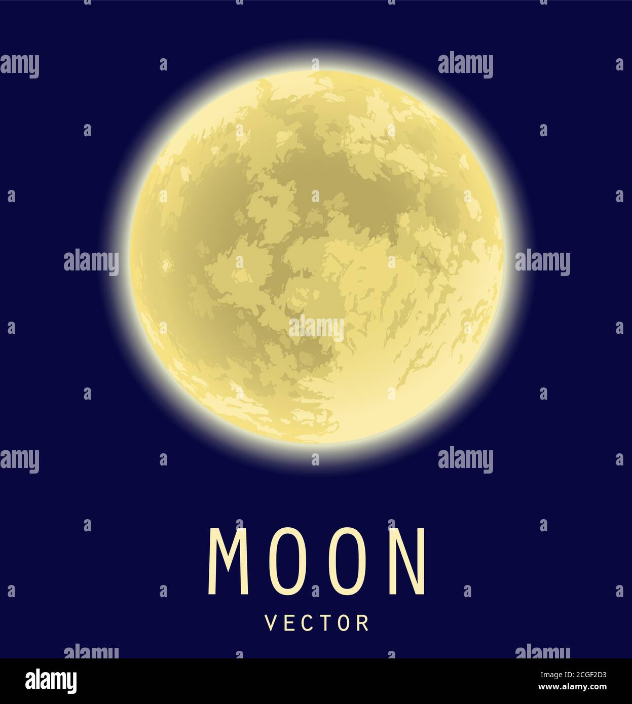 Full moon night circle Stock Vector Images Alamy