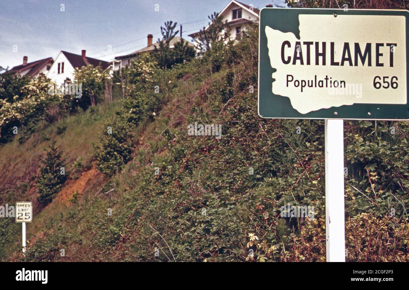 1970s cathlamet sign hires stock photography and images Alamy