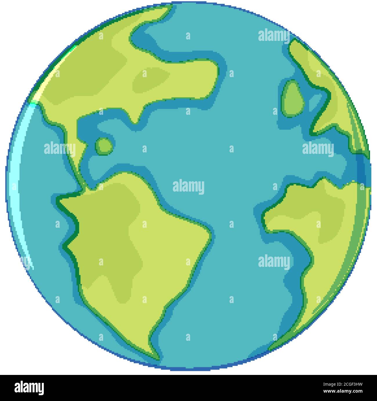 Earth globe icon isolated illustration Stock Vector Image & Art - Alamy