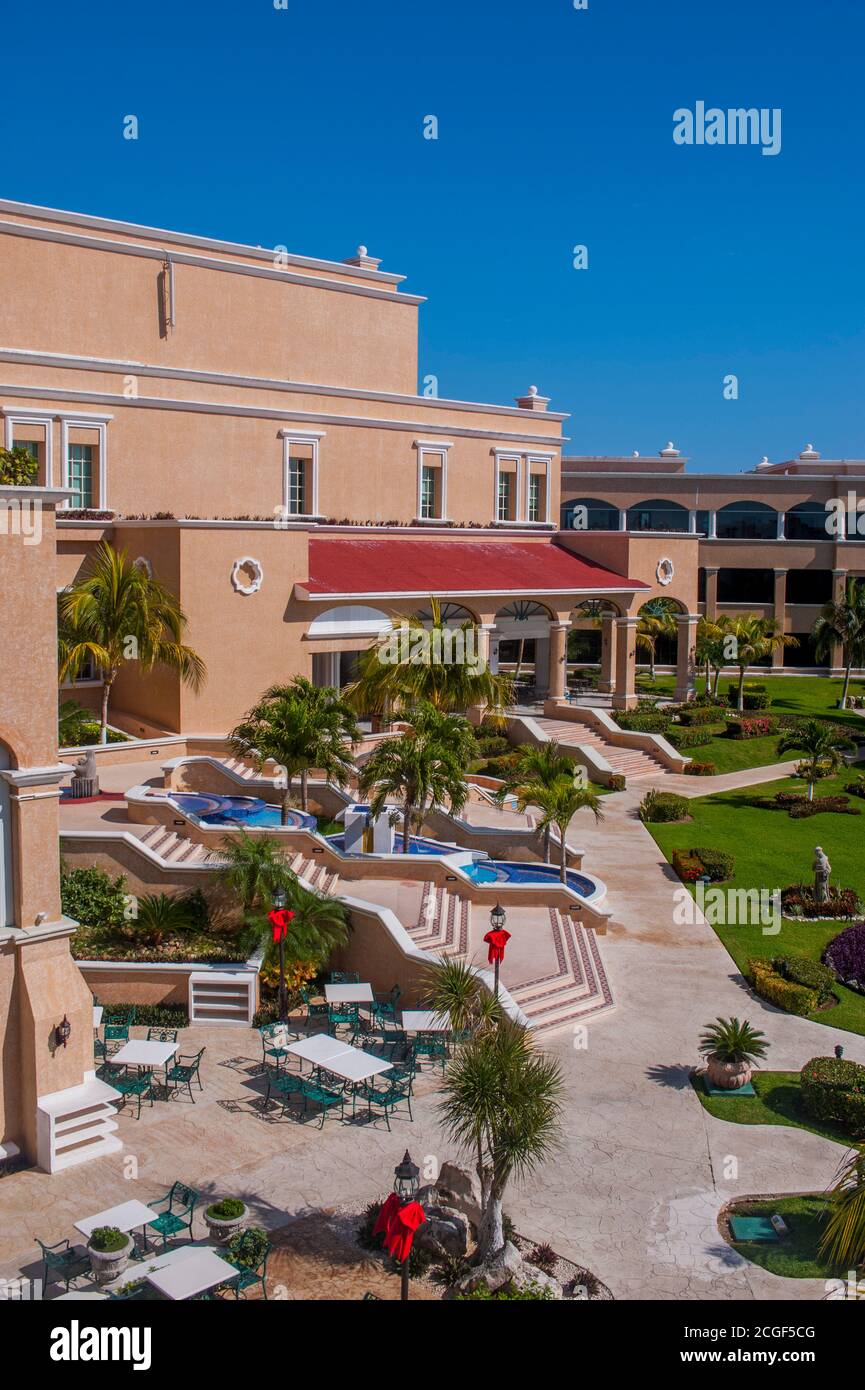 The Hard Rock Riviera Maya, formerly the Aventura Spa Palace Resort, on