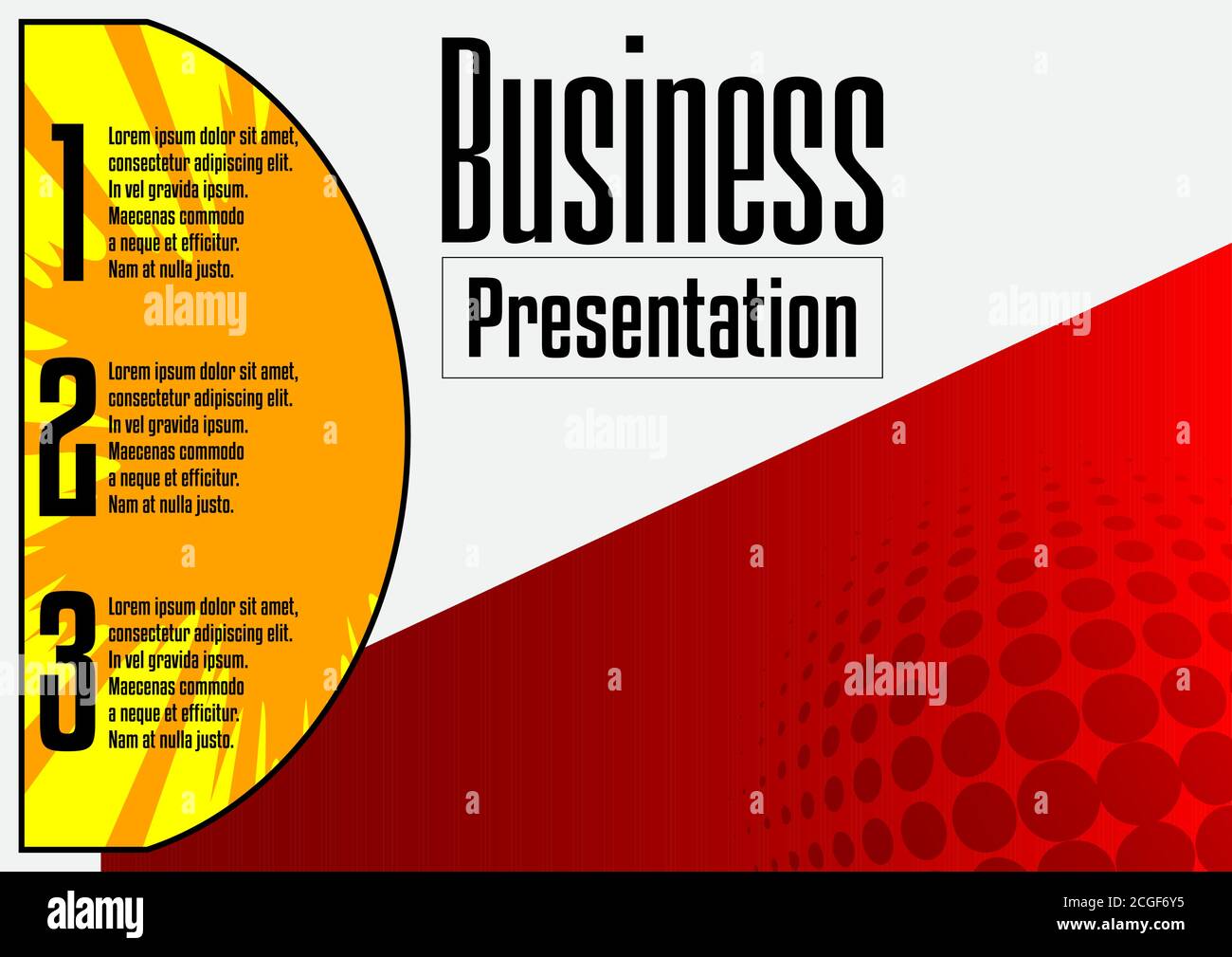Comic book business presentation template. Vector graphic for company ...