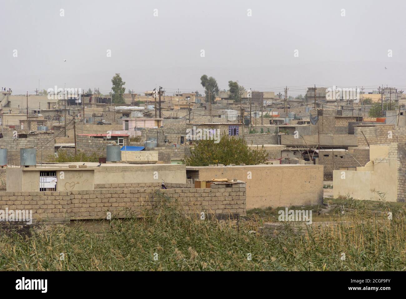 Al Bakir district of East Mosul, Iraq. Taken during the early days of the Mosul Operation of 2016-2017. Stock Photo