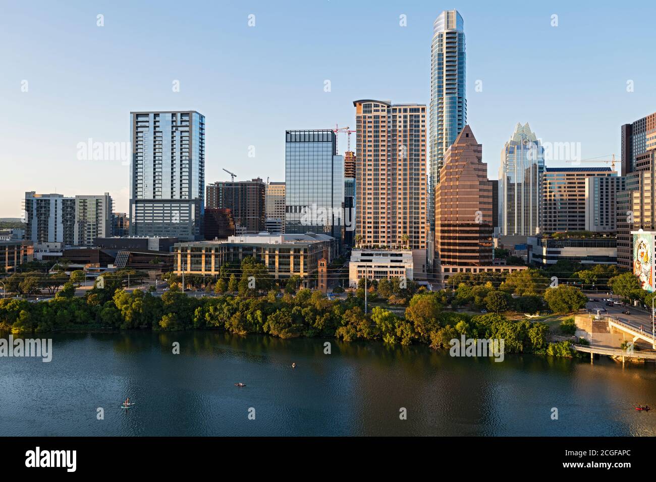 Austin, Texas skyline Stock Photo Alamy