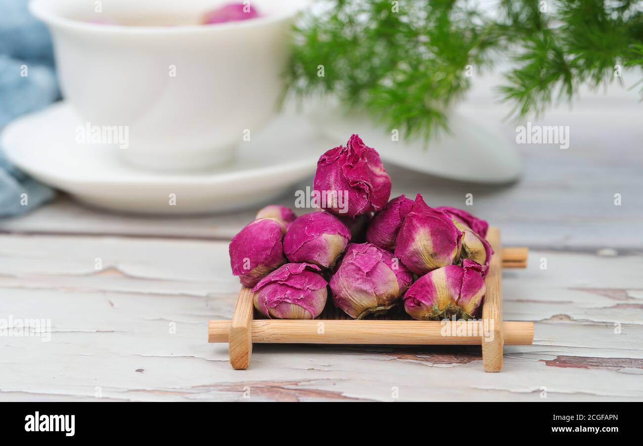 Peony flower tea Stock Photo Alamy