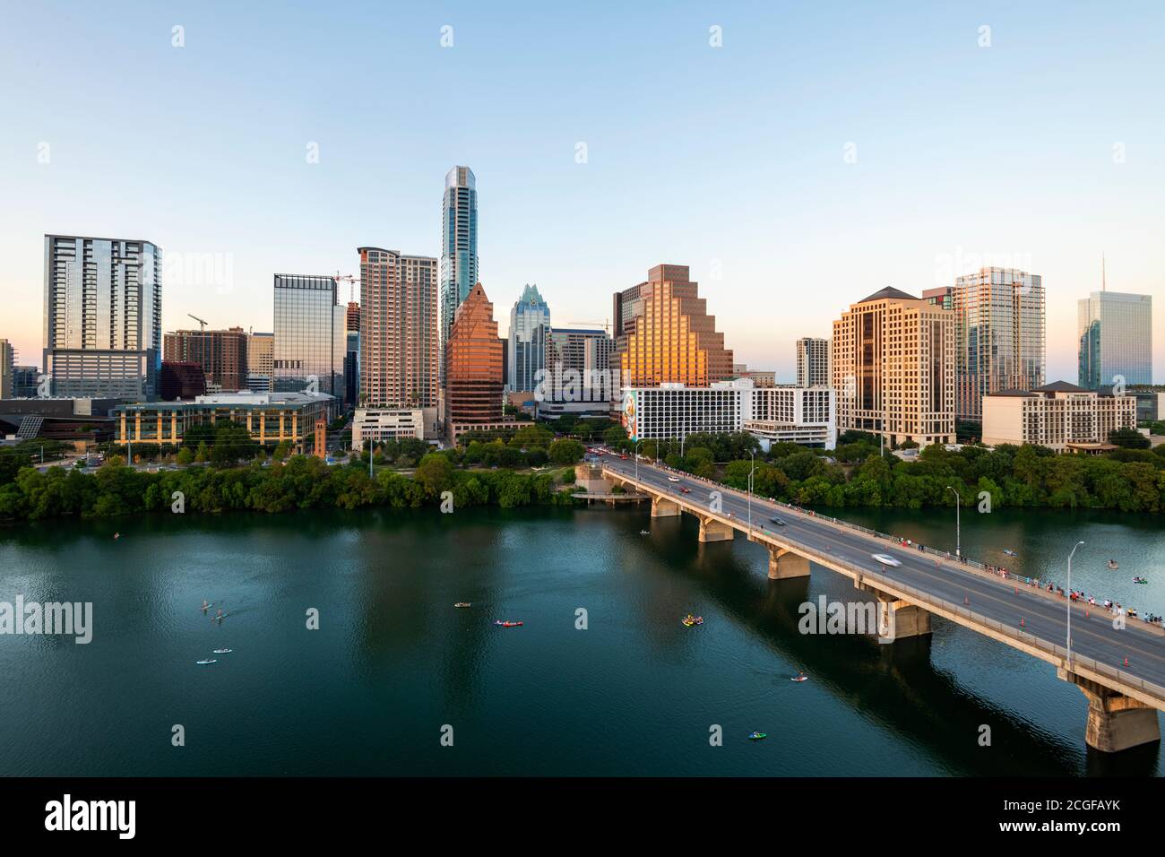 Austin, Texas skyline Stock Photo Alamy