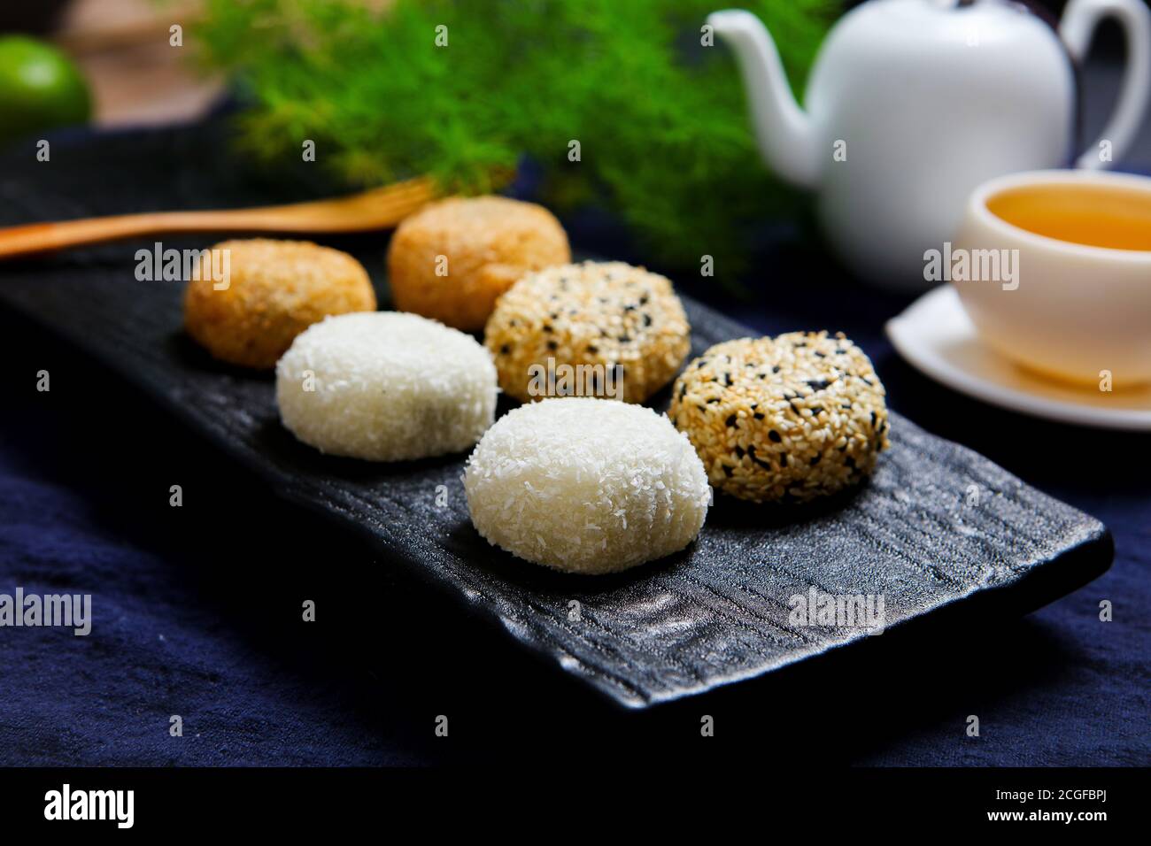 Samhak Rice Cakes Small hakka rice cake Stock Photo - Alamy
