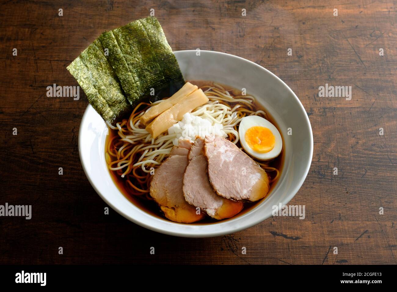 Soy Sauce Flavor Ramen Stock Photo Alamy