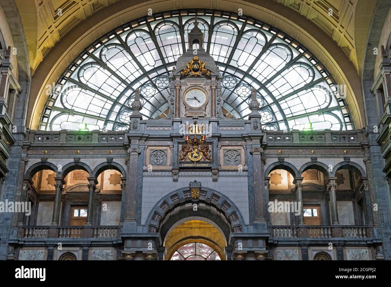 Antwerpen Centraal railway station Antwerp Belgium Stock Photo